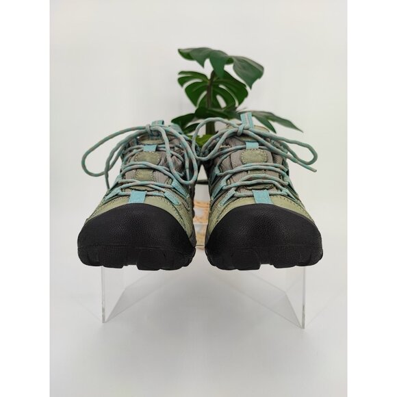 KEEN Targhee II Waterproof Women's Size 8 Leather Green Hiking Shoes Athletic - Picture 2 of 9